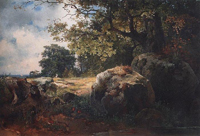 Вид в окрестностях Ораниенбаума. 1854