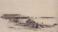 Берег моря. Сумерки. 1854