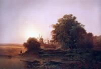 Летний пейзаж с мельницами. 1859