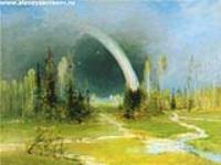 Пейзаж с радугой. 1881